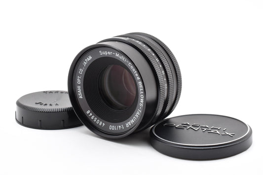 美品 ASAHI PENTAX ペンタックス SMC BELLOWS TAKUMAR 100mm F4 M42マウント MFレンズ 260924d