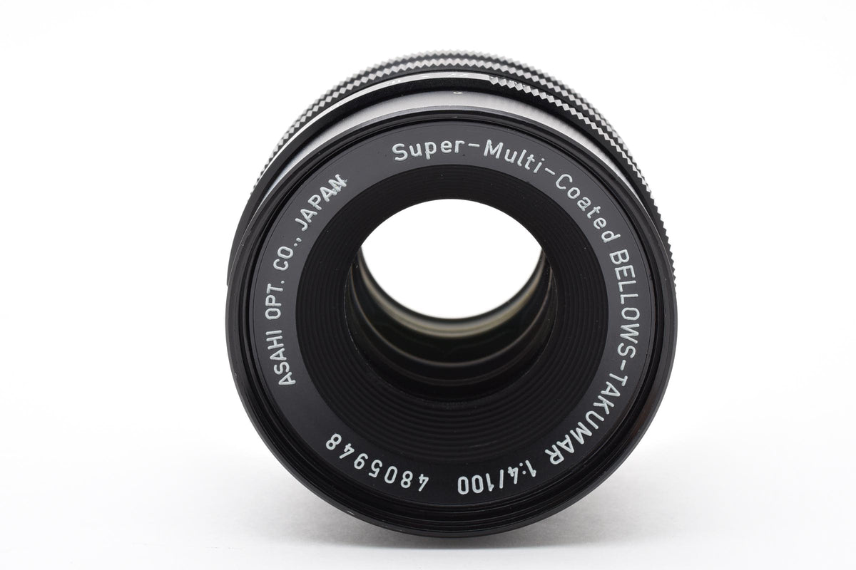 美品 ASAHI PENTAX ペンタックス SMC BELLOWS TAKUMAR 100mm F4 M42マウント MFレンズ 260924d