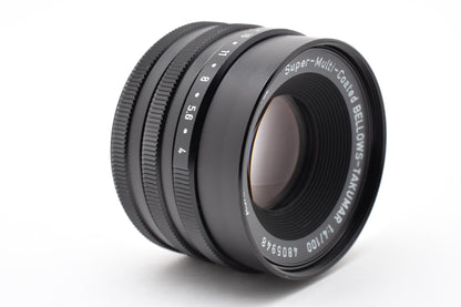 美品 ASAHI PENTAX ペンタックス SMC BELLOWS TAKUMAR 100mm F4 M42マウント MFレンズ 260924d
