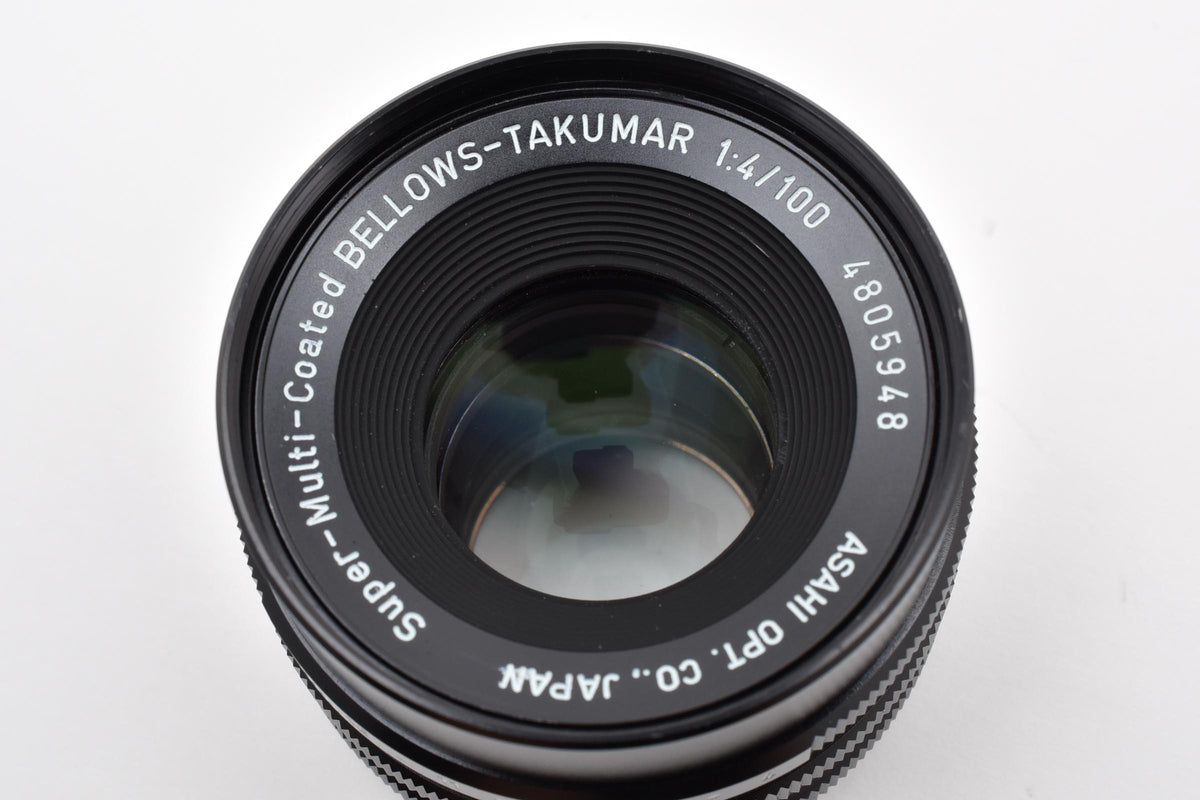 美品 ASAHI PENTAX ペンタックス SMC BELLOWS TAKUMAR 100mm F4 M42マウント MFレンズ 260924d