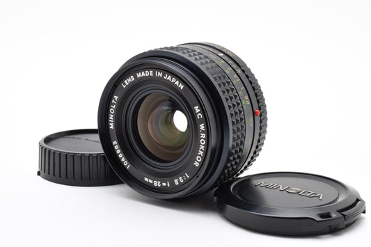 MINOLTA ミノルタ MC W.ROKKOR 28mm F2.8 MFレンズ SR MDマウント 260924a