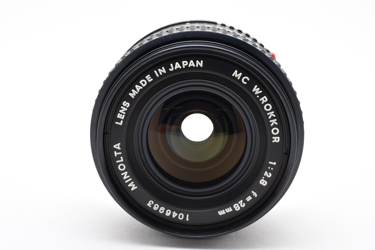 MINOLTA ミノルタ MC W.ROKKOR 28mm F2.8 MFレンズ SR MDマウント 260924a