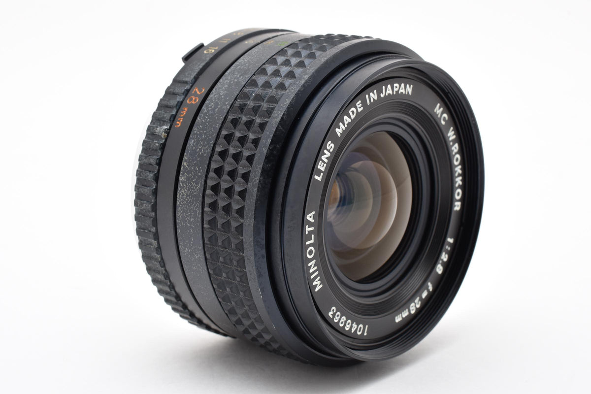 MINOLTA ミノルタ MC W.ROKKOR 28mm F2.8 MFレンズ SR MDマウント 260924a