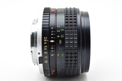 MINOLTA ミノルタ MC W.ROKKOR 28mm F2.8 MFレンズ SR MDマウント 260924a