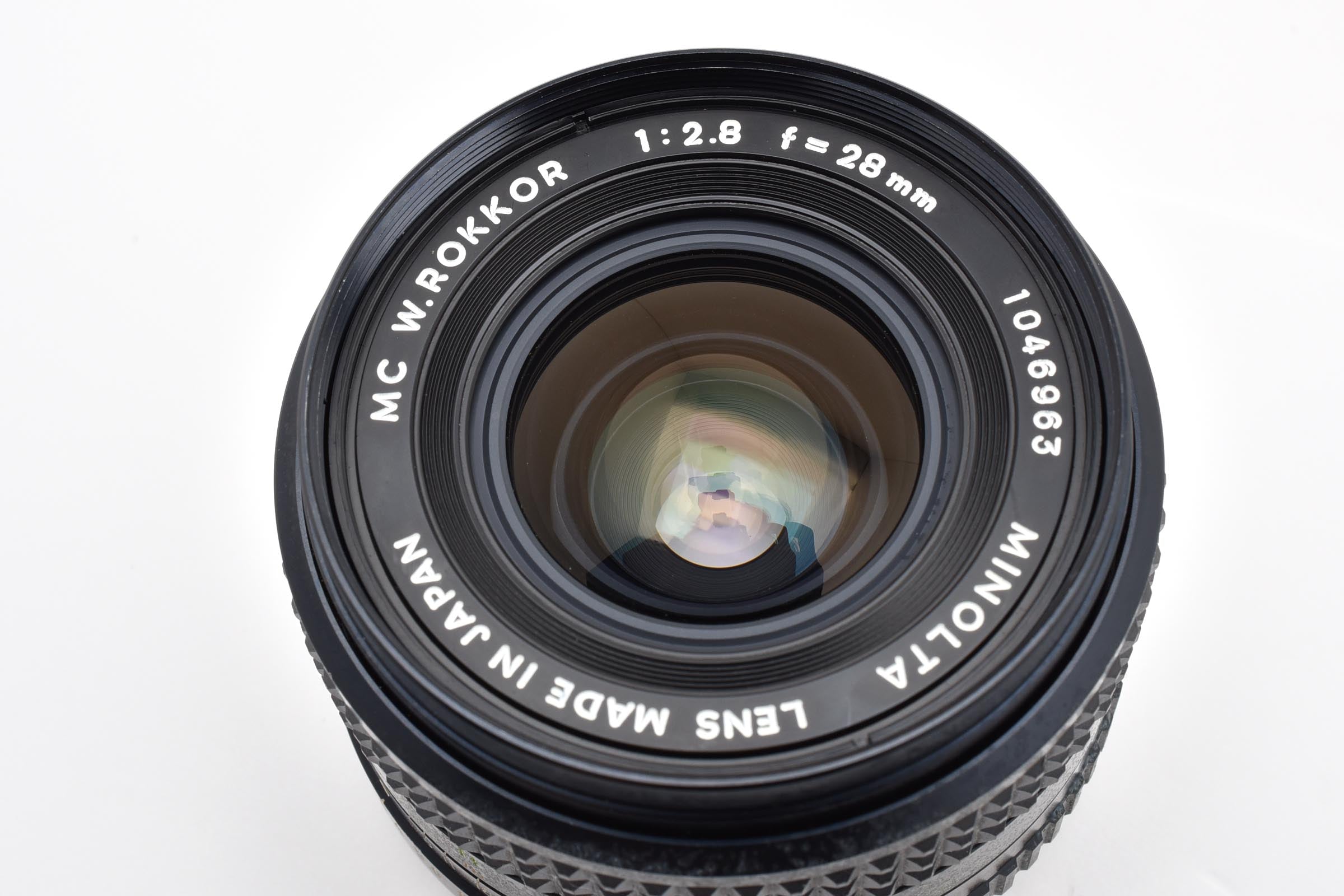 MINOLTA ミノルタ MC W.ROKKOR 28mm F2.8 MFレンズ SR MDマウント