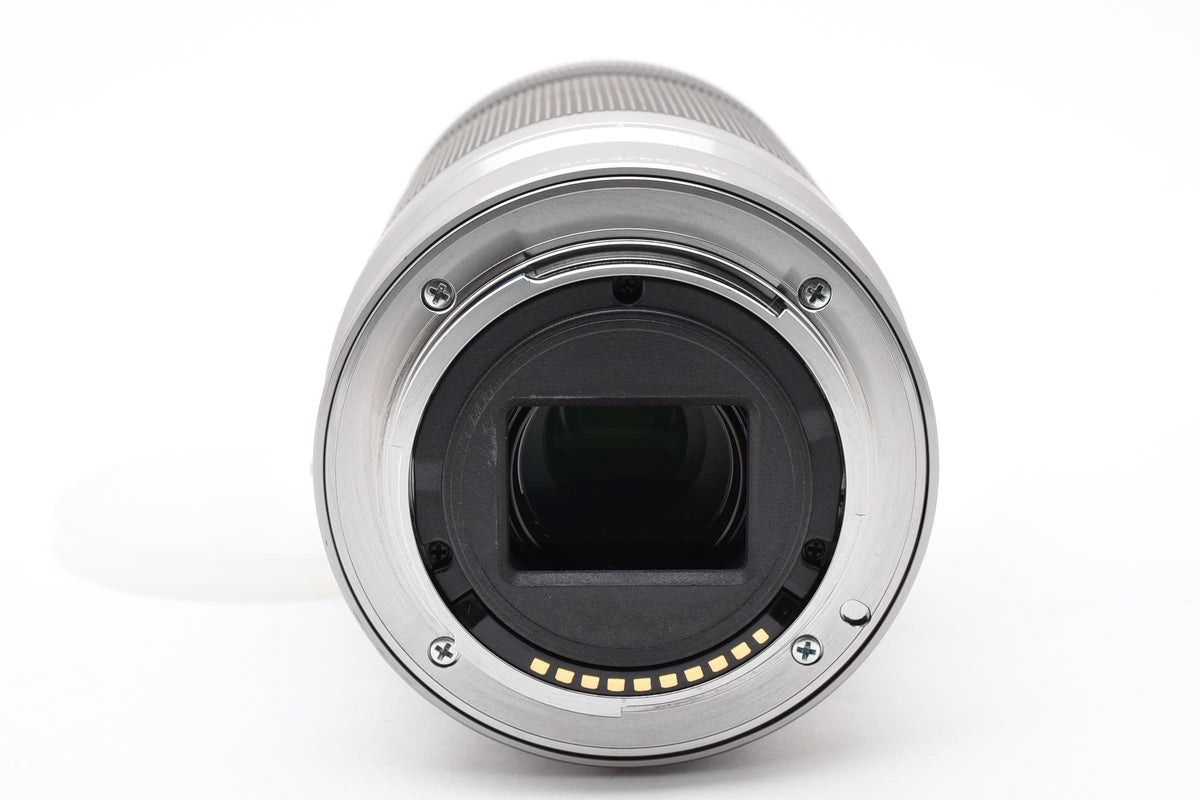 SONY ソニー E 55-210mm F4.5-6.3 OSS SEL55210 AFレンズ シルバー Eマウント APS-C フード付 260921k