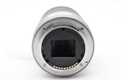 SONY ソニー E 55-210mm F4.5-6.3 OSS SEL55210 AFレンズ シルバー Eマウント APS-C フード付 260921k