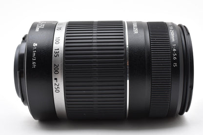 美品 Canon キヤノン EF-S 55-250mm F4-5.6 IS AFレンズ 260924m