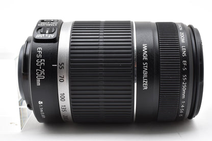 美品 Canon キヤノン EF-S 55-250mm F4-5.6 IS AFレンズ 260924m