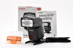 美品 Canon キヤノン ストロボ スピードライト 430EX III-RT 元箱 スタンド付 260918k