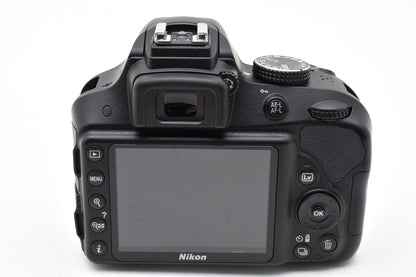 美品 Nikon ニコン D3300 ボディ + AF-S DX 18-55 VR II レンズキット デジタル一眼レフカメラ 260924j