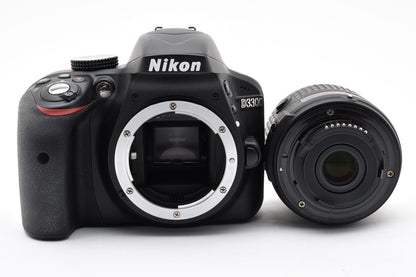 美品 Nikon ニコン D3300 ボディ + AF-S DX 18-55 VR II レンズキット デジタル一眼レフカメラ 260924j