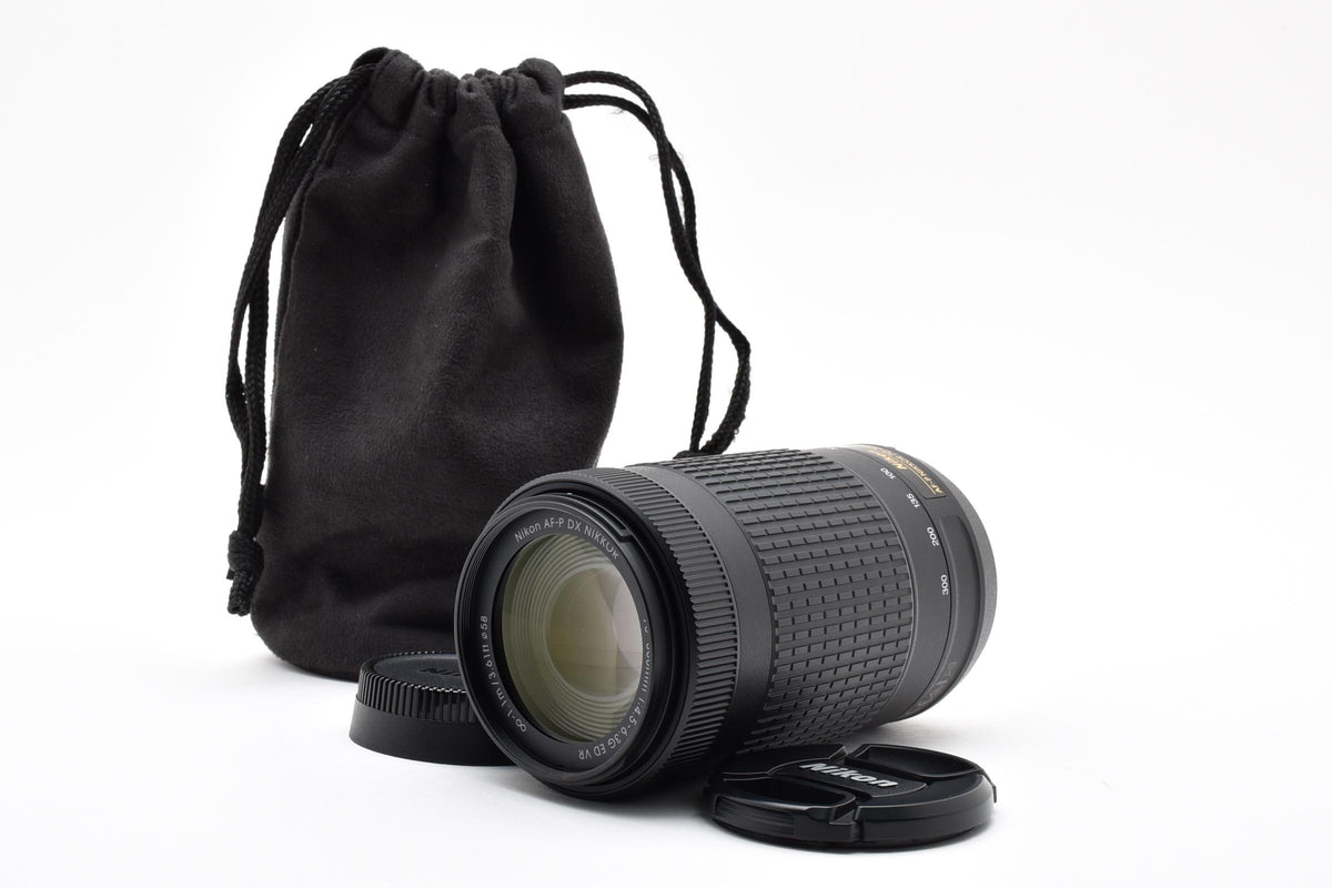 美品 Nikon ニコン AF-P DX NIKKOR 70-300mm F4.5-6.3G ED VR AFレンズ APS-C ポーチ付 260924o