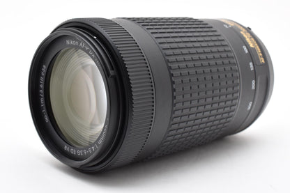 美品 Nikon ニコン AF-P DX NIKKOR 70-300mm F4.5-6.3G ED VR AFレンズ APS-C ポーチ付 260924o