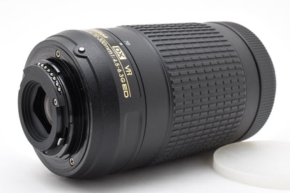 美品 Nikon ニコン AF-P DX NIKKOR 70-300mm F4.5-6.3G ED VR AFレンズ APS-C ポーチ付 260924o