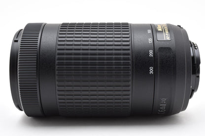 美品 Nikon ニコン AF-P DX NIKKOR 70-300mm F4.5-6.3G ED VR AFレンズ APS-C ポーチ付 260924o
