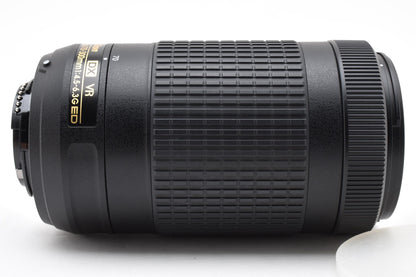 美品 Nikon ニコン AF-P DX NIKKOR 70-300mm F4.5-6.3G ED VR AFレンズ APS-C ポーチ付 260924o