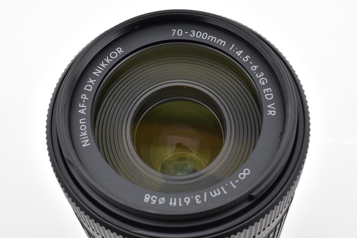 美品 Nikon ニコン AF-P DX NIKKOR 70-300mm F4.5-6.3G ED VR AFレンズ APS-C ポーチ付 260924o