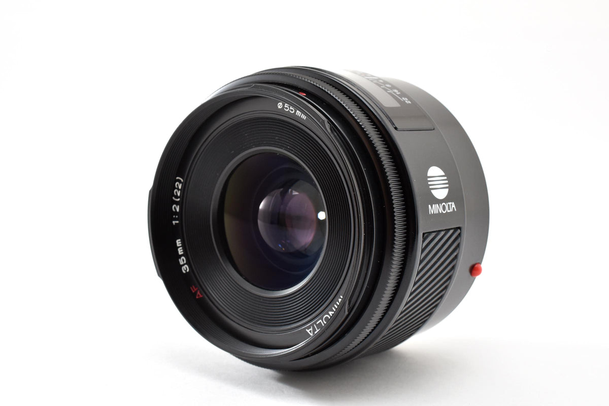 MINOLTA ミノルタ AF 35mm F2 AFレンズ SONY ソニー αマウント フード付 260928x
