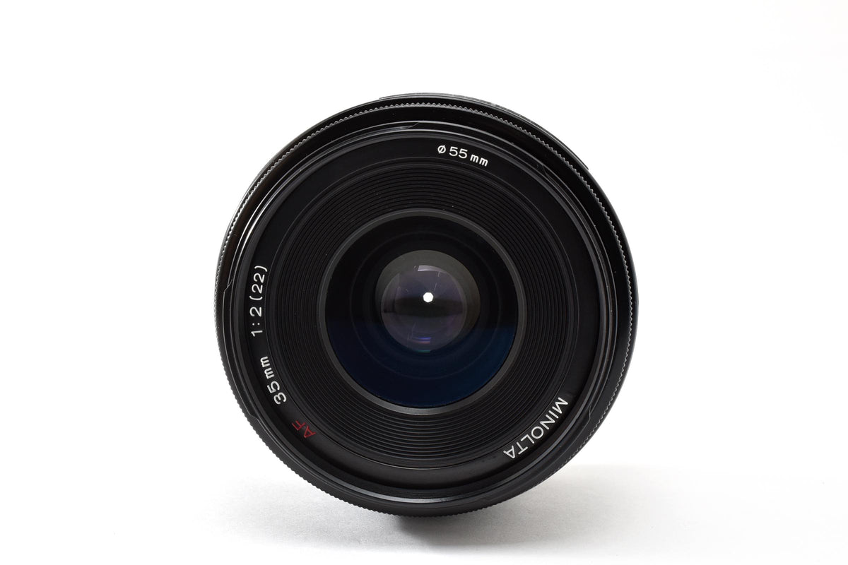 MINOLTA ミノルタ AF 35mm F2 AFレンズ SONY ソニー αマウント フード付 260928x