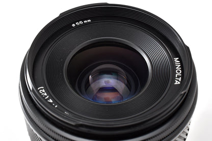 MINOLTA ミノルタ AF 35mm F2 AFレンズ SONY ソニー αマウント フード付 260928x