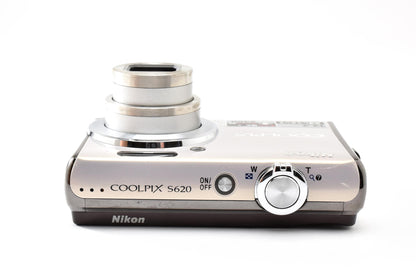 Nikon ニコン COOLPIX S620 コンパクトデジタルカメラ パールホワイト 260928m