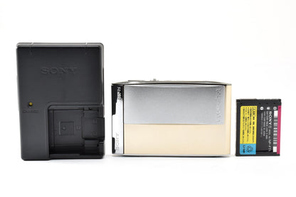 美品 SONY ソニー Cyber-shot DSC-T5 コンパクトデジタルカメラ ゴールド 260925l