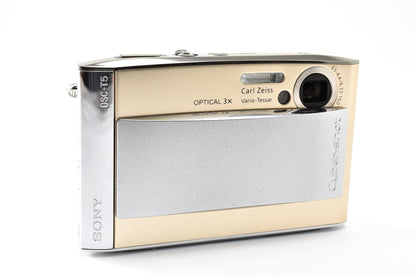 美品 SONY ソニー Cyber-shot DSC-T5 コンパクトデジタルカメラ ゴールド 260925l
