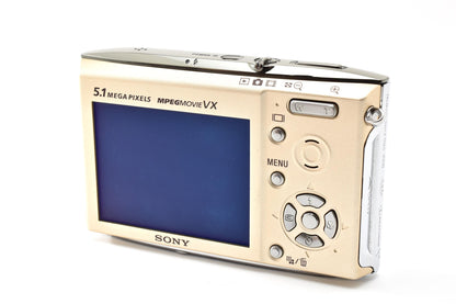 美品 SONY ソニー Cyber-shot DSC-T5 コンパクトデジタルカメラ ゴールド 260925l