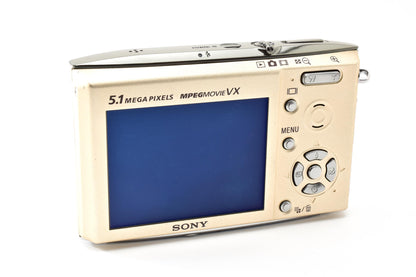 美品 SONY ソニー Cyber-shot DSC-T5 コンパクトデジタルカメラ ゴールド 260925l