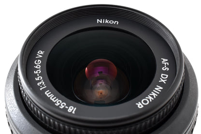 美品 Nikon ニコン AF-S DX NIKKOR 18-55mm F3.5-5.6G VR AFレンズ APS-C 260918x