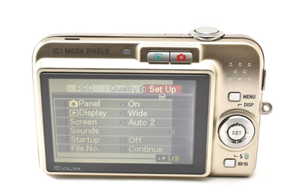 良品 CASIO カシオ EXILIM ZOOM EX-Z1080 コンパクトデジタルカメラ ゴールド 260928j