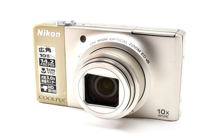 Nikon ニコン COOLPIX S8000 コンパクトデジタルカメラ シャンパンシルバー 260917d