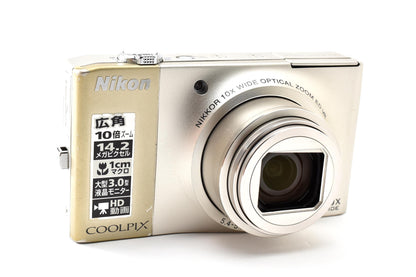 Nikon ニコン COOLPIX S8000 コンパクトデジタルカメラ シャンパンシルバー 260917d