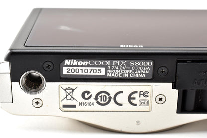 Nikon ニコン COOLPIX S8000 コンパクトデジタルカメラ シャンパンシルバー 260917d