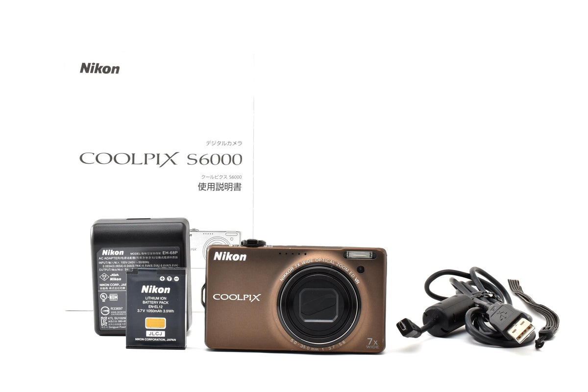 Nikon ニコン COOLPIX S6000 コンパクトデジタルカメラ ソフトブラウン 260930v