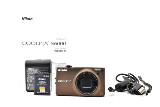 Nikon ニコン COOLPIX S6000 コンパクトデジタルカメラ ソフトブラウン 260930v