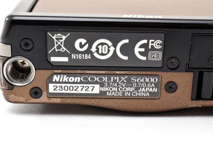 Nikon ニコン COOLPIX S6000 コンパクトデジタルカメラ ソフトブラウン 260930v