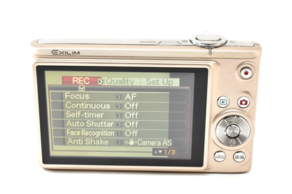 美品 CASIO カシオ EXILIM EX-Z200 コンパクトデジタルカメラ ゴールド 260930m
