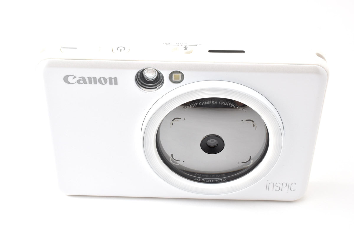 美品 Canon キヤノン iNSPiC ZV-123 インスタントカメラ スマホプリンター パールホワイト 元箱付 260925k