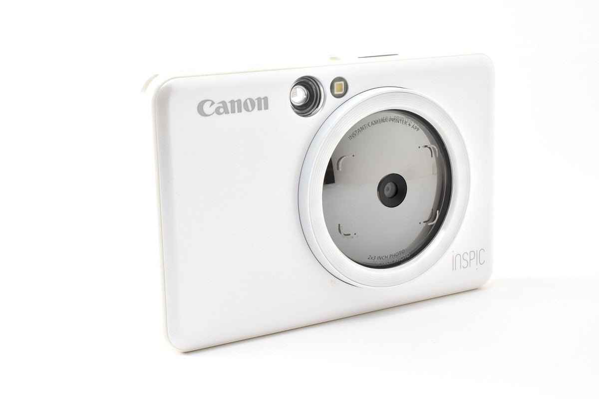 美品 Canon キヤノン iNSPiC ZV-123 インスタントカメラ スマホプリンター パールホワイト 元箱付 260925k
