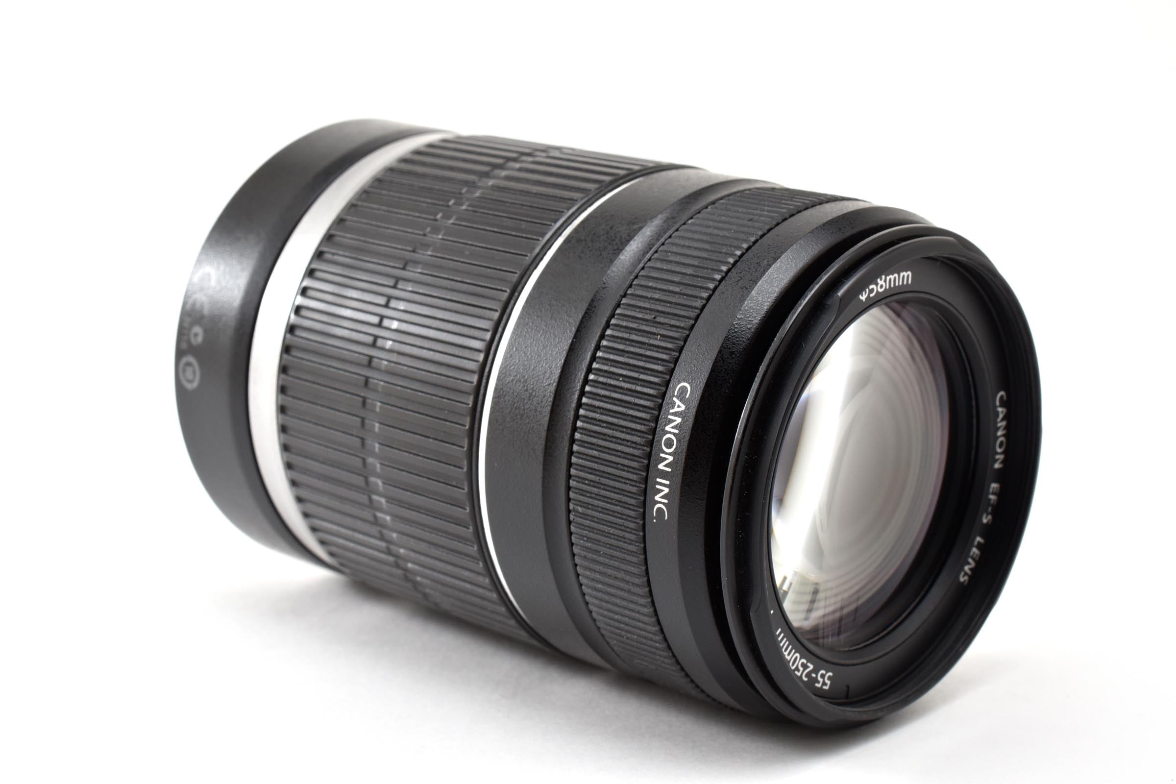 良品 Canon キヤノン EF-S 55-250mm F4-5.6 IS AFレンズ EFマウント