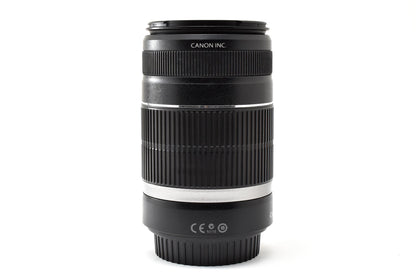 良品 Canon キヤノン EF-S 55-250mm F4-5.6 IS AFレンズ EFマウント APS-C 260930s
