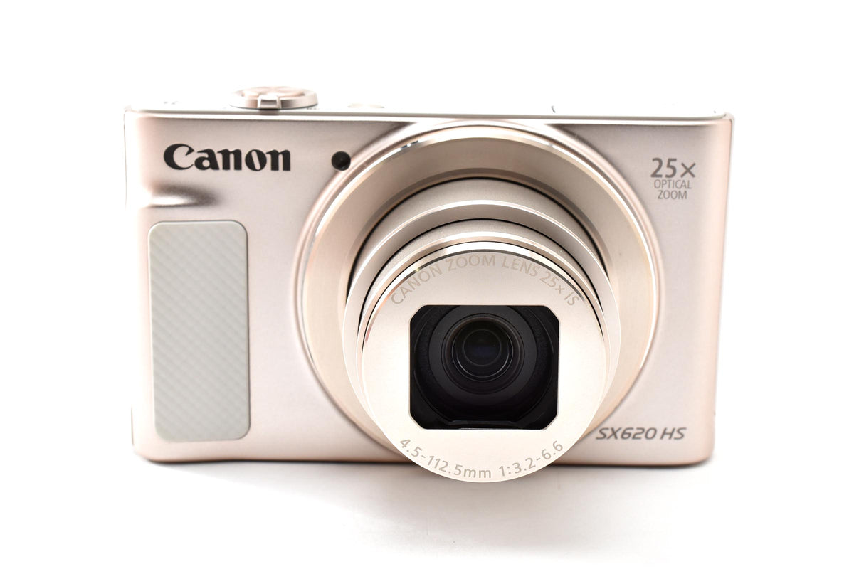 美品 Canon キヤノン PowerShot SX620 HS コンパクトデジタルカメラ ホワイト 元箱付 260925b