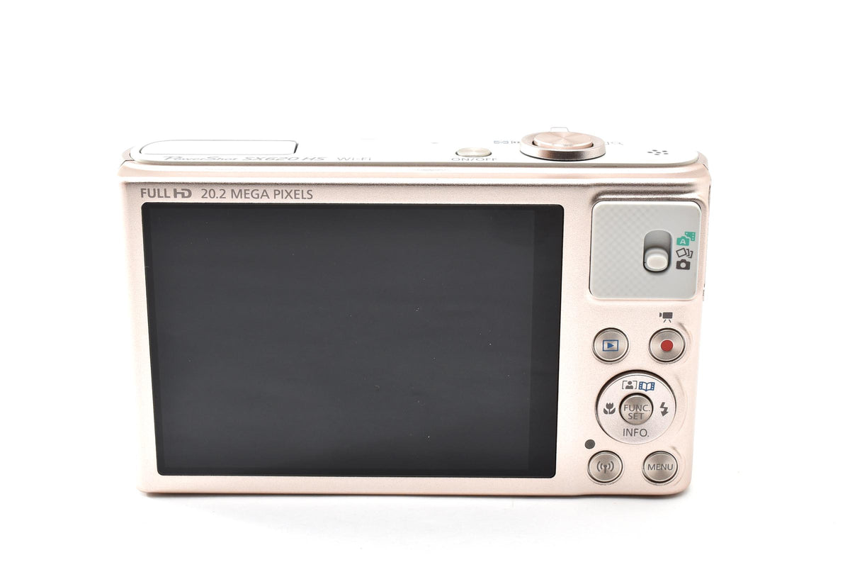 美品 Canon キヤノン PowerShot SX620 HS コンパクトデジタルカメラ ホワイト 元箱付 260925b