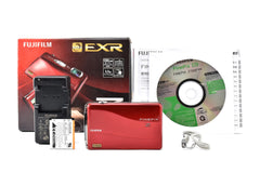 美品 FUJIFILM 富士フイルム FinePix Z700EXR コンパクトデジタルカメラ レッド 元箱付 260925g