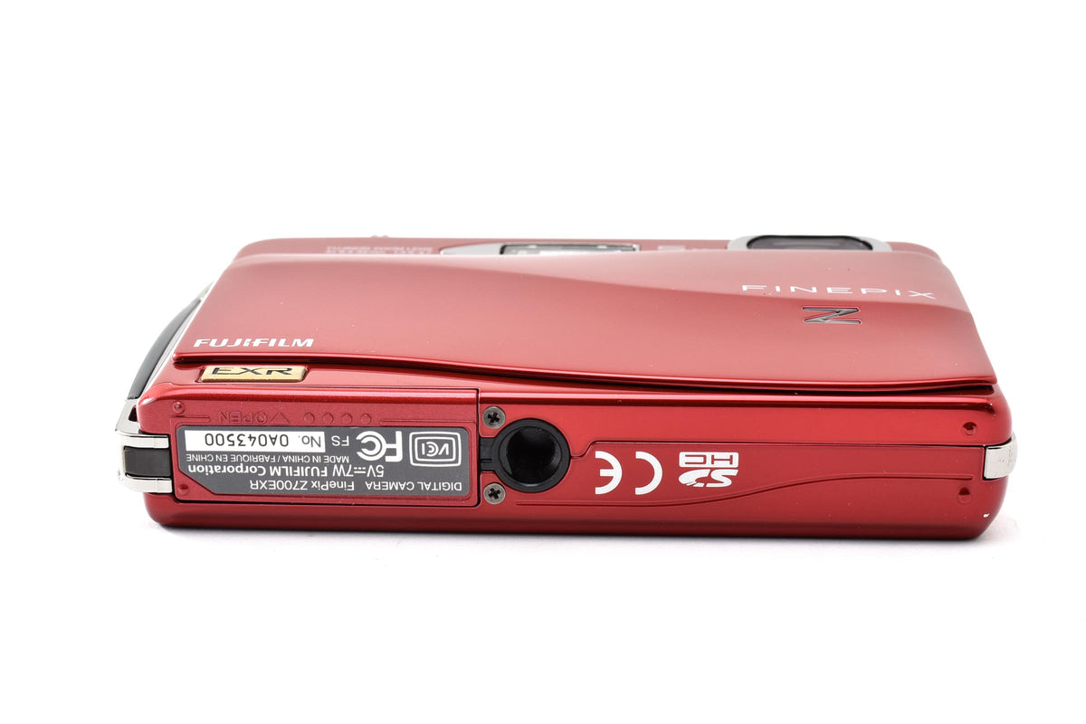 美品 FUJIFILM 富士フイルム FinePix Z700EXR コンパクトデジタルカメラ レッド 元箱付 260925g