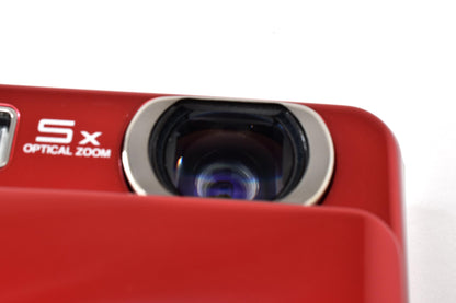 美品 FUJIFILM 富士フイルム FinePix Z700EXR コンパクトデジタルカメラ レッド 元箱付 260925g