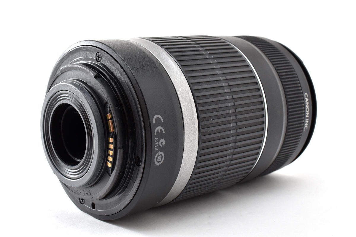 良品 Canon キヤノン EF-S 55-250mm F4-5.6 IS AFレンズ EFマウント APS-C フード付 260930c