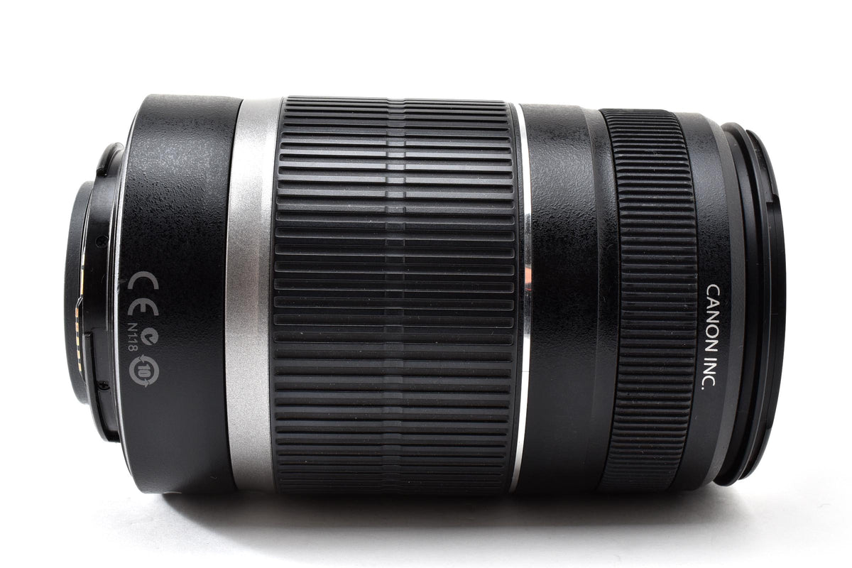 良品 Canon キヤノン EF-S 55-250mm F4-5.6 IS AFレンズ EFマウント APS-C フード付 260930c